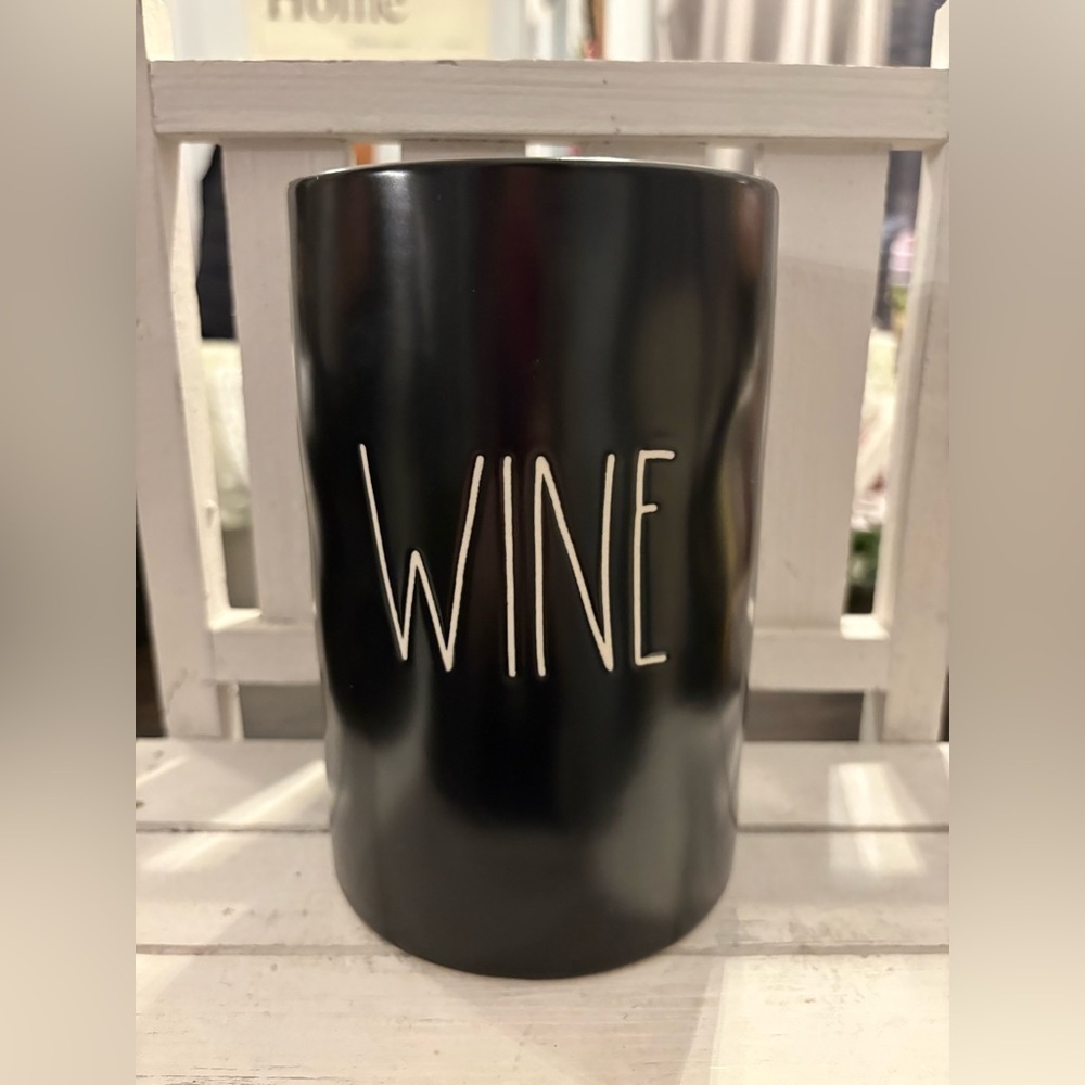 Rae Dunn Black Wine Holder